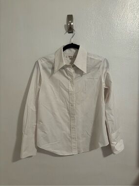 Banana Republic white button down - XS